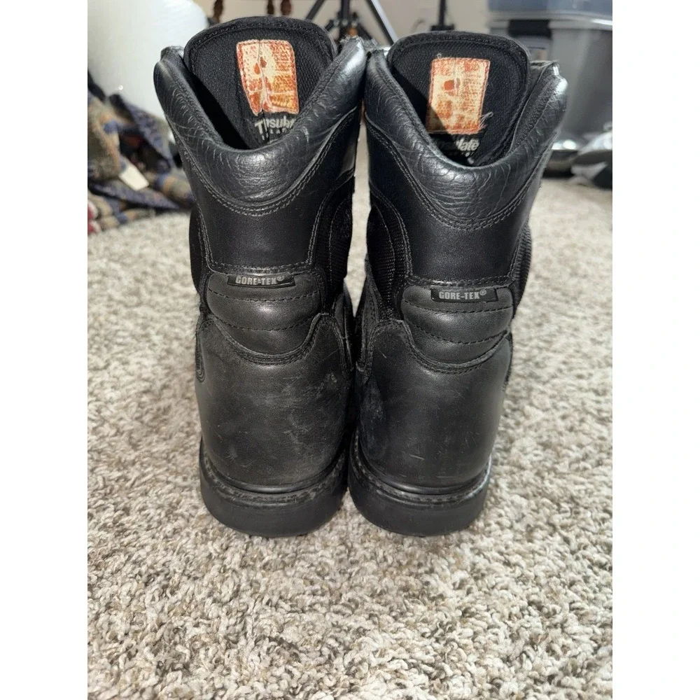 Harley‎ Davidson FXRG Boots Mens 11 Black Leather Steel Toe Gore-Tex Riding